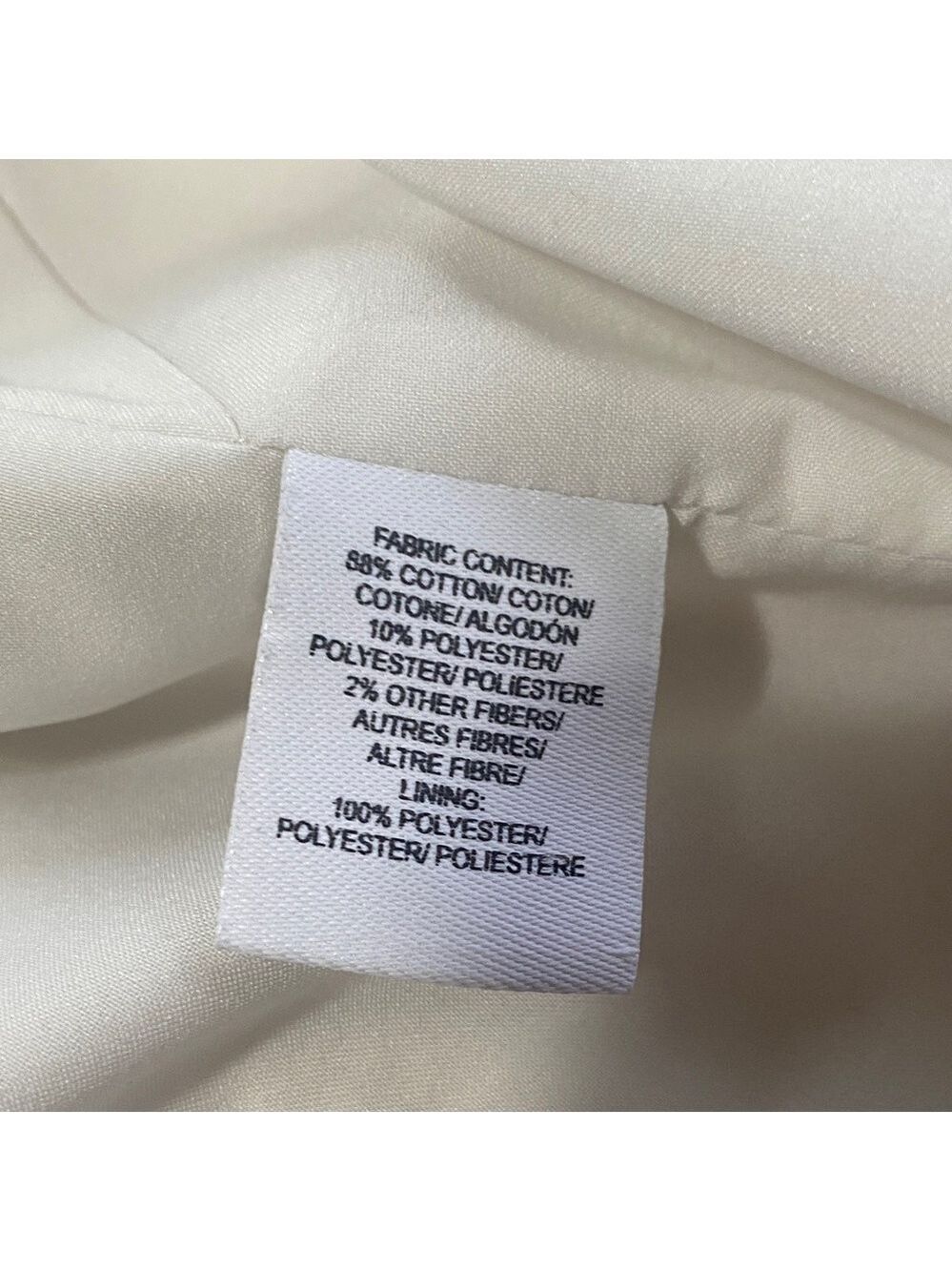 10 Crosby Derek Lam Textured off White/beige Blazer - Picture 4 of 9